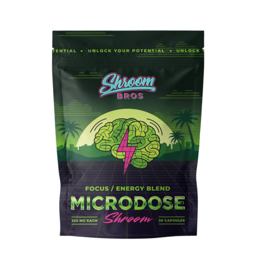 Magic Mushroom Microdose Capsules – (Focus/Energy)