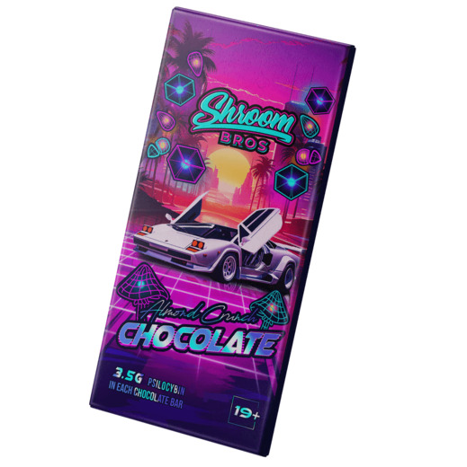Almond Crunch Magic Mushroom Chocolate Bars (3.5gs each)
